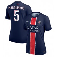 Paris Saint-Germain Marquinhos #5 Domáci Ženy futbalový dres 2024-25 Krátky Rukáv